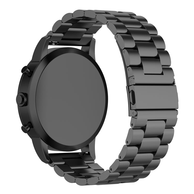 22mm 三珠鋼帶 適用於化石Hybrid Smartwatch HR，男款Gen 4 Explorist HR， 男款Sport