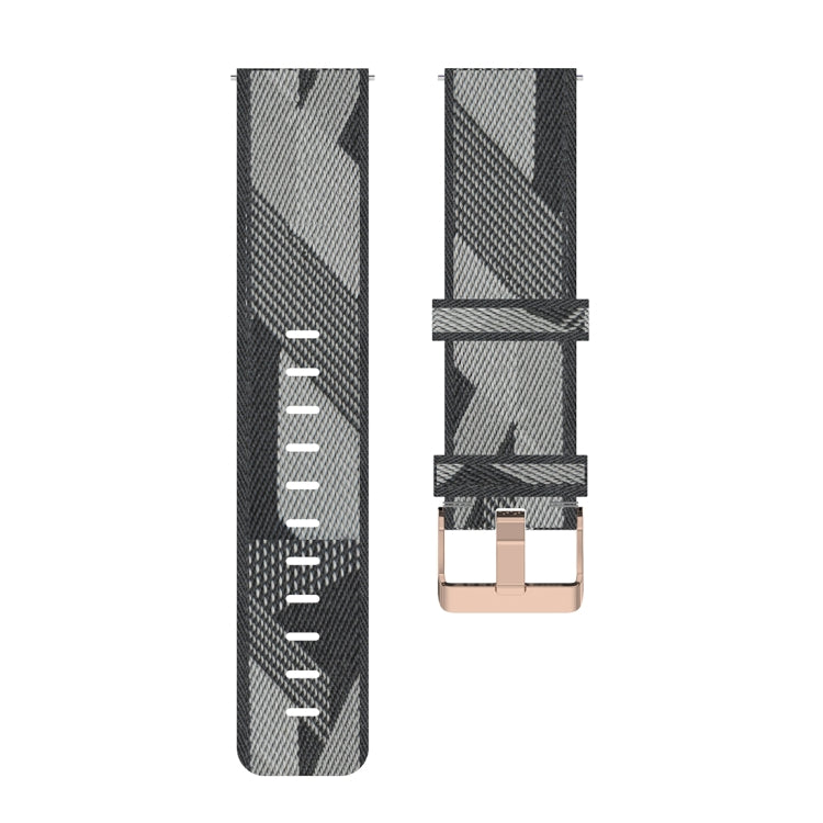 23mm 條紋編織尼龍錶帶 適用於Fitbit Versa 2, Fitbit Versa, Fitbit Versa Lite, Fitbit Blaze