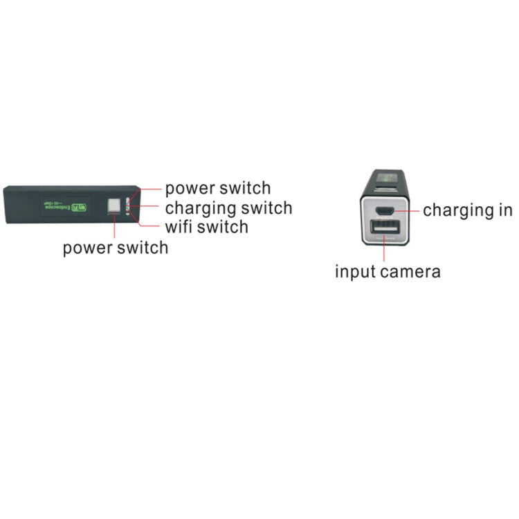 YPC110 8mm 2.0MP HD Camera WiFi Endoscope Snake Tube Inspection Camera with 8 LED, Waterproof IP68, Lens Diameter: 8mm, Length: 10m, Soft Line, 10m Soft Line