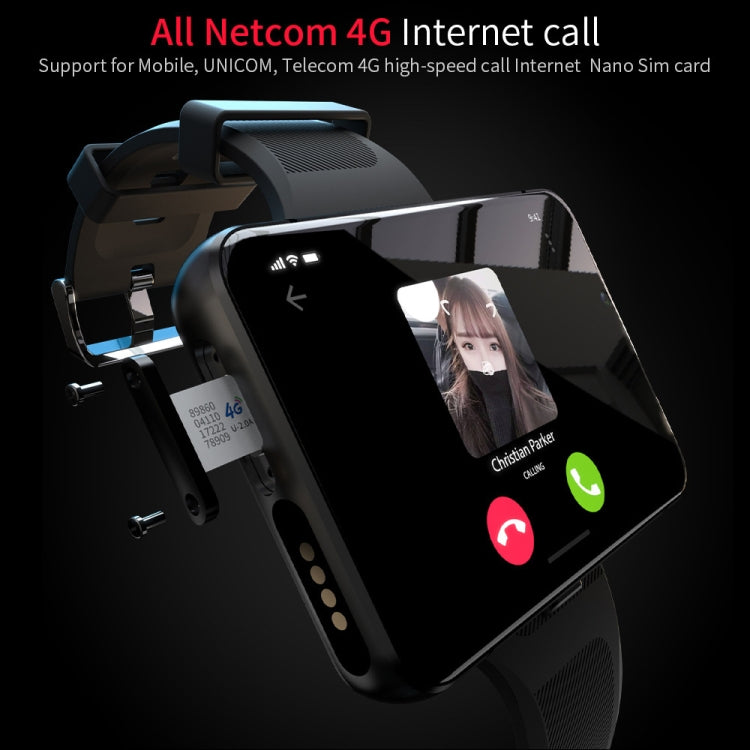 LOKMAT APPLLP Max 4GB+64GB, 4G通話智能手錶 2.88英寸MTK6761四核, 安卓9.0,  支持心率