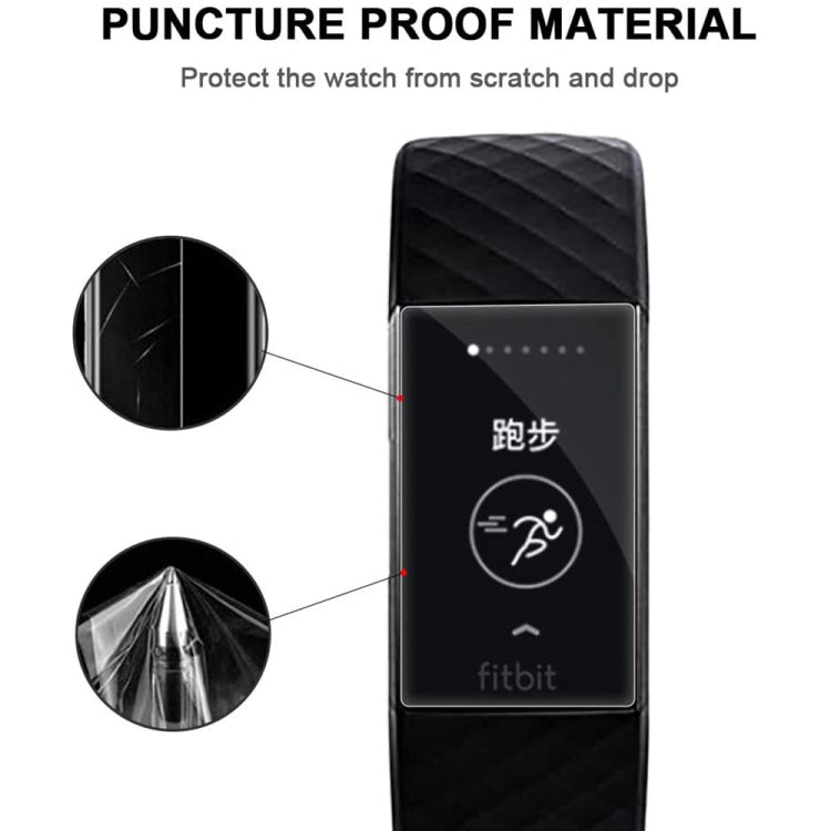 5片裝 適用於Fitbit Charge 3 / 4 TPU防爆膜, For Fitbit Charge 3