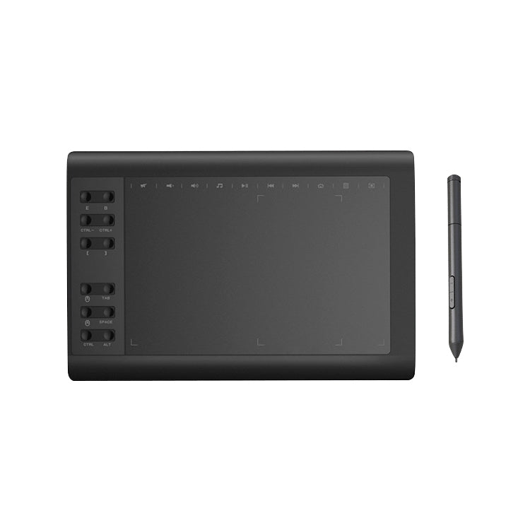10Moons G10 手機平板電腦繪圖數位屏, 帶8192無源筆