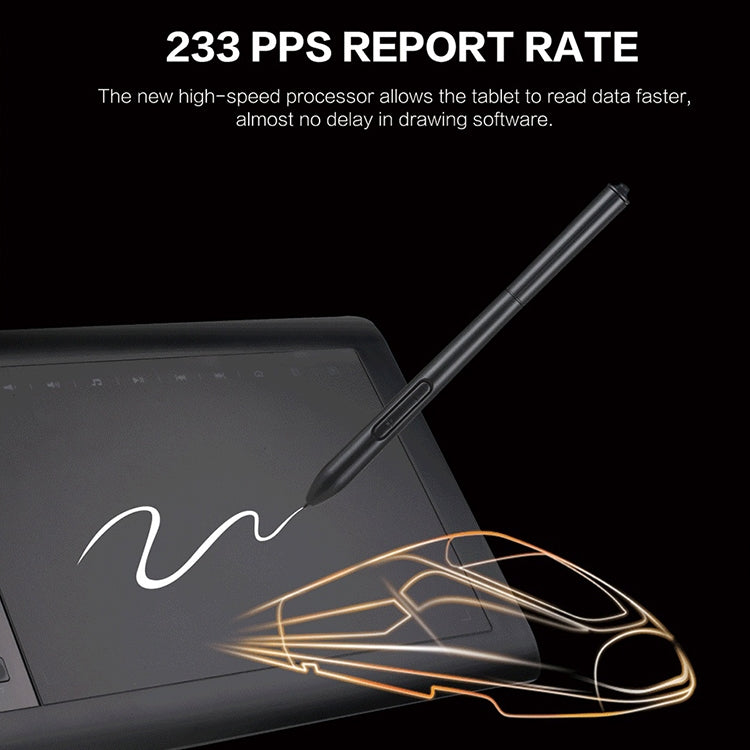 10Moons G10 手機平板電腦繪圖數位屏, 帶8192無源筆