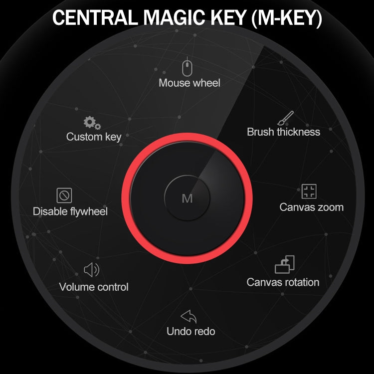 10Moons G20 可連接手機平板電腦繪圖魔圈數位板, 帶8192無源筆