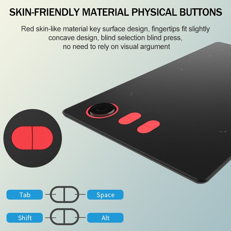 10Moons G20 可連接手機平板電腦繪圖魔圈數位板, 帶8192無源筆