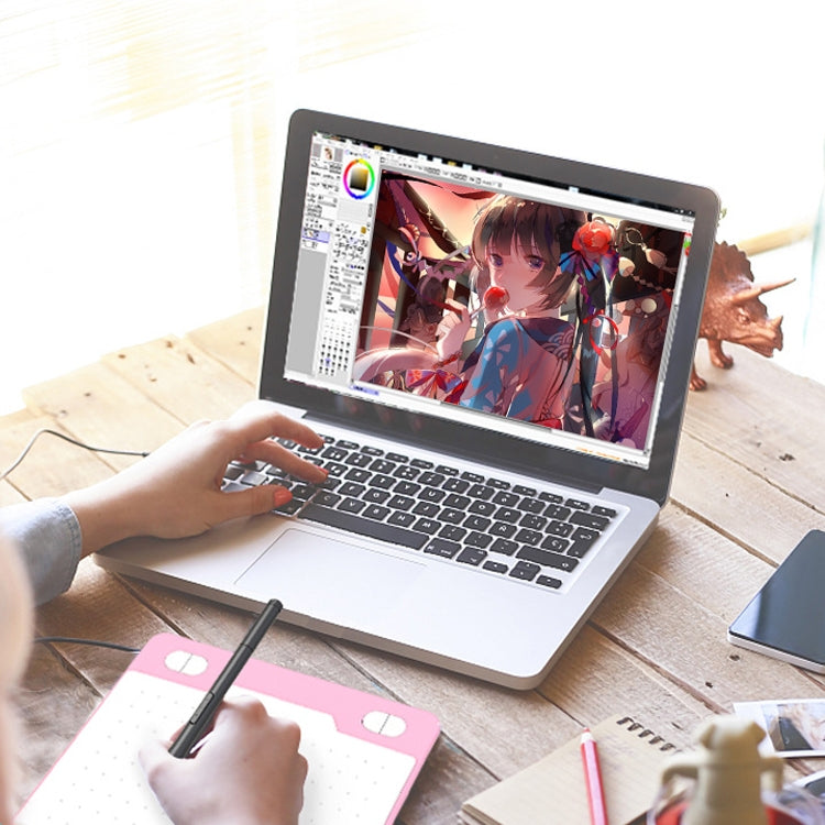 10Moons T503 可連接手機平板電腦繪圖數位板, 帶8192無源筆