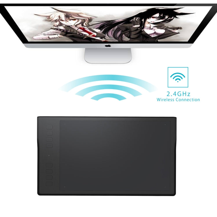 Huion Inspiroy系列 Q11K 5080LPI 电子圖形繪製的數位板 帶數位筆