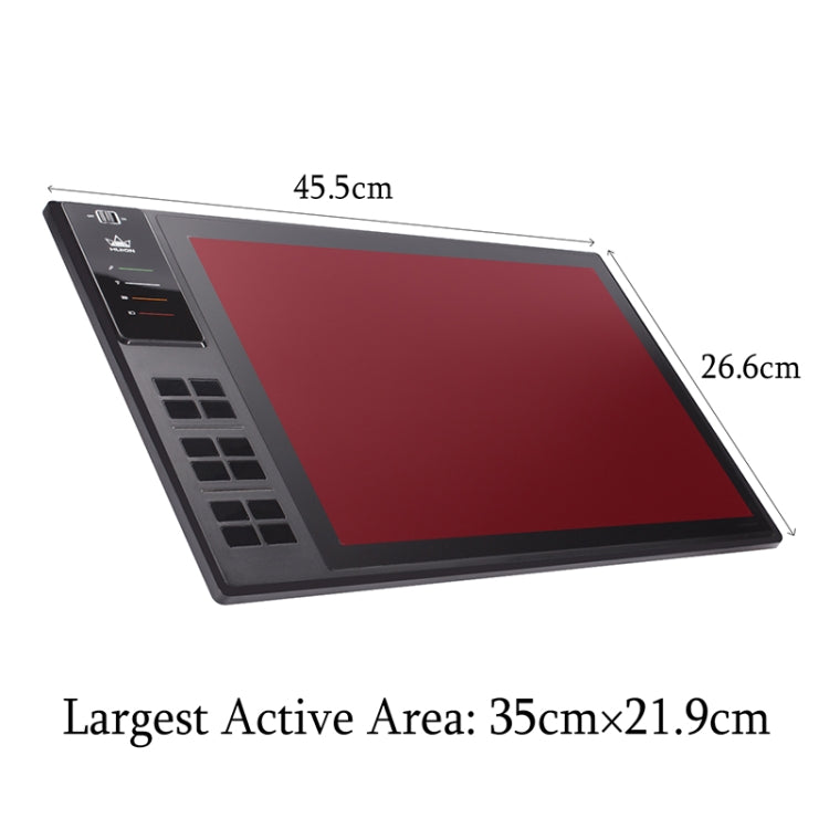Huion Inspiroy系列 WH1409 5080LPI 电子圖形繪製的數位板 帶數位筆