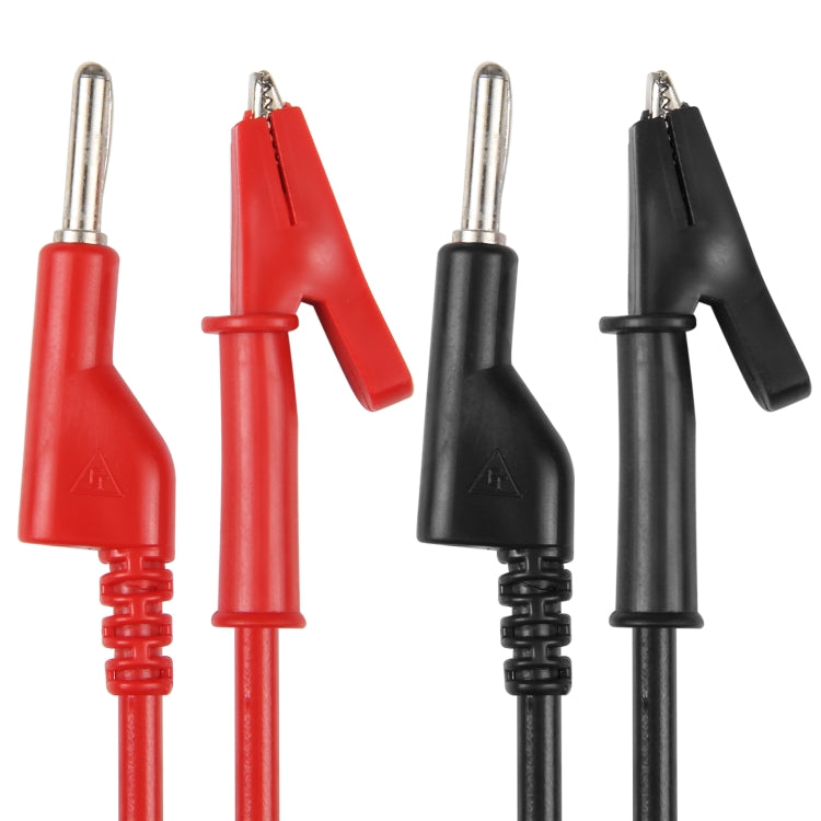 探針轉鱷魚夾 加粗測試線一套，長度1米