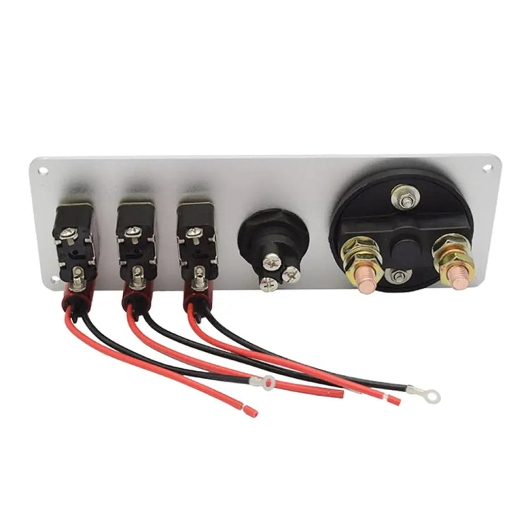 12V賽車LED點火開關 一鍵啟動組合面板