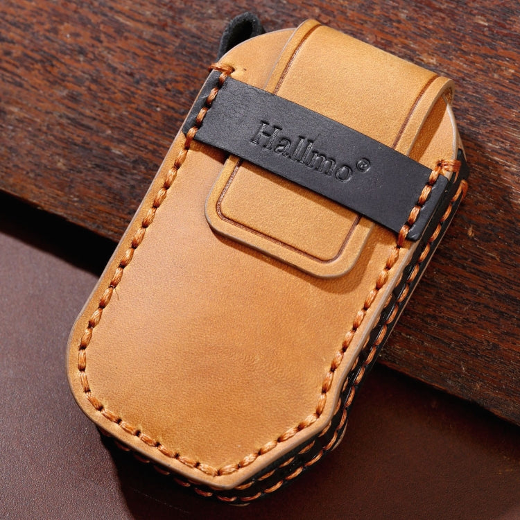 適用於 起亞 Carnival EX / SX Hallmo 汽車牛皮鑰匙包