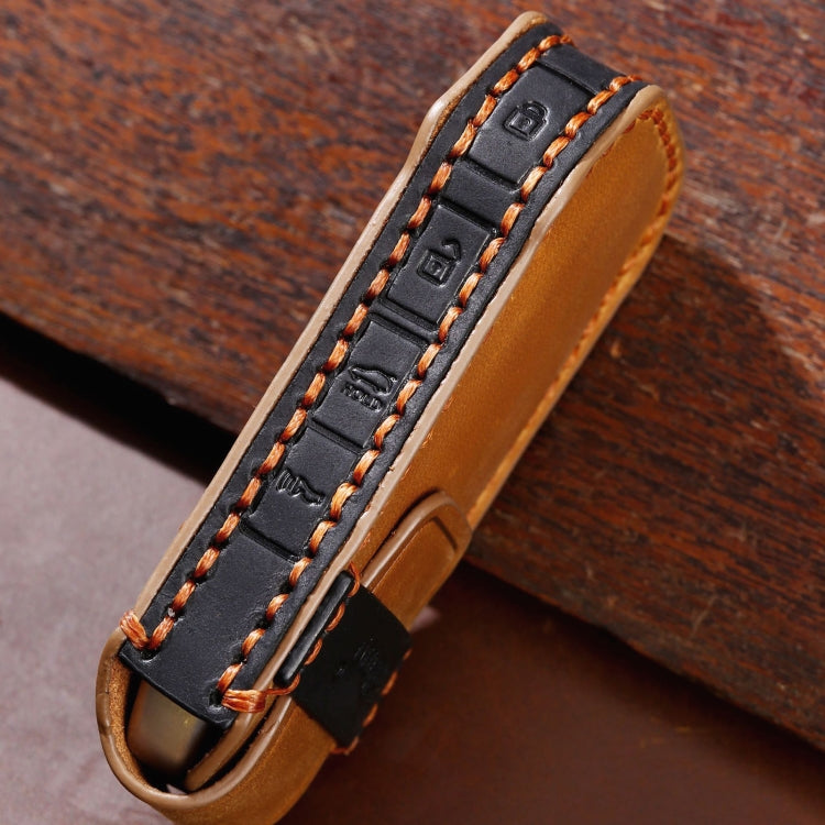 適用於 起亞 3鍵 Hallmo 汽車牛皮鑰匙包