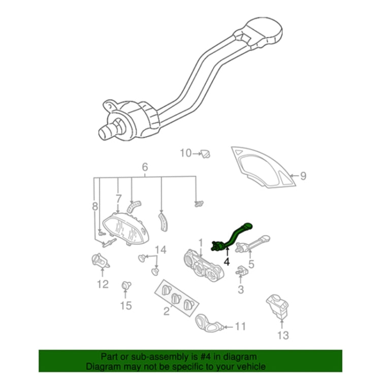 適用於 福特福克斯 汽車空調加熱器控制開關 2M5Z-19C733-AB 2M5Z19C733