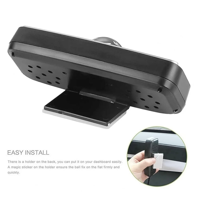 LC-3 三合一 多功能車載指南針&指南球&溫度計