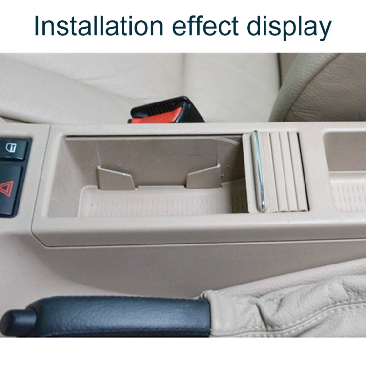 適用於 寶馬3系 E46 汽車中控台水杯架蓋板