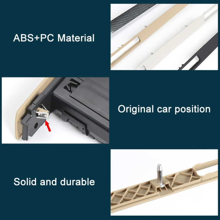 適用於寶馬 3系 E90 汽車儀錶台水杯架裝飾框