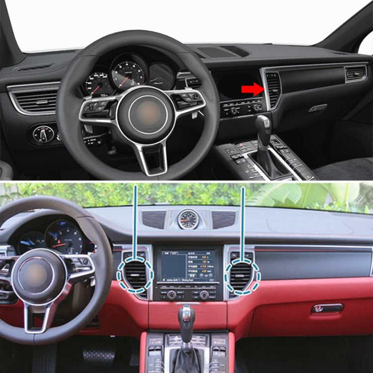 適用於保時捷 瑪卡 汽車中間空調出風口撥片 95B819201B-1