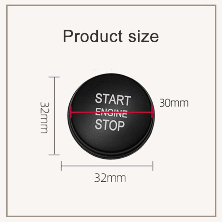 適用於攬勝行政版 一鍵啟動按鍵點火開關按鈕  左駕