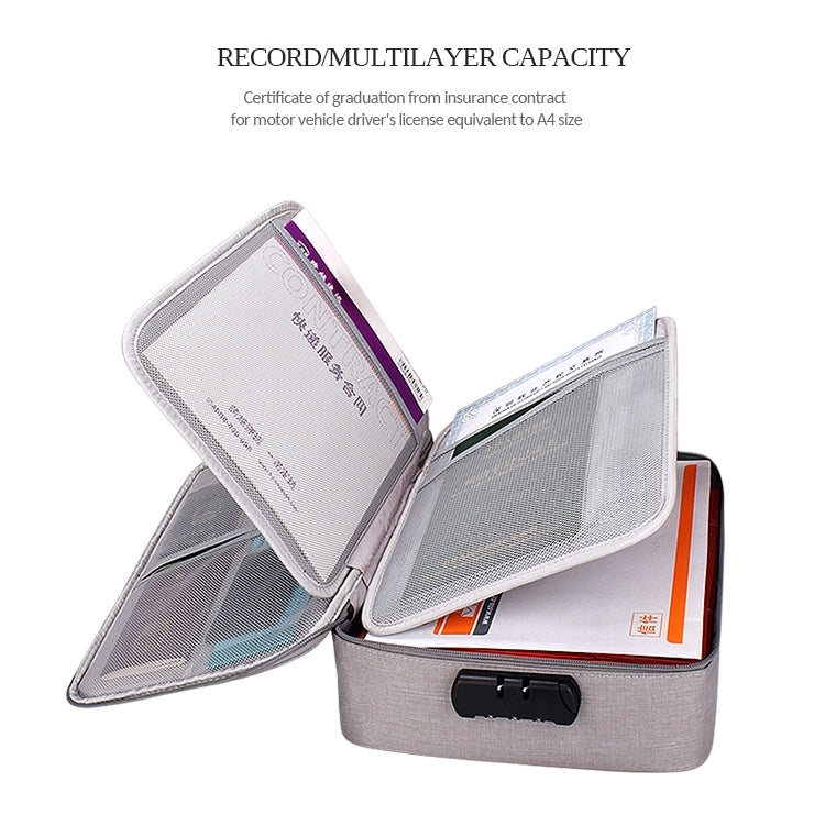 ZJ02 防水滌綸多層證件收納包筆記本電腦包帶密碼鎖適用於所有尺寸筆記本電腦