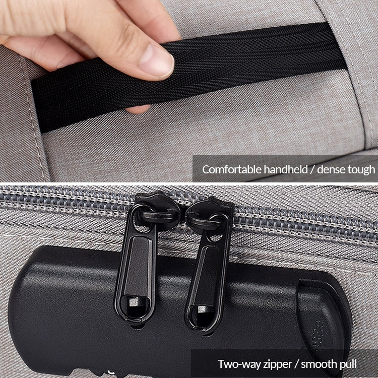 ZJ02 防水滌綸多層證件收納包筆記本電腦包帶密碼鎖適用於所有尺寸筆記本電腦