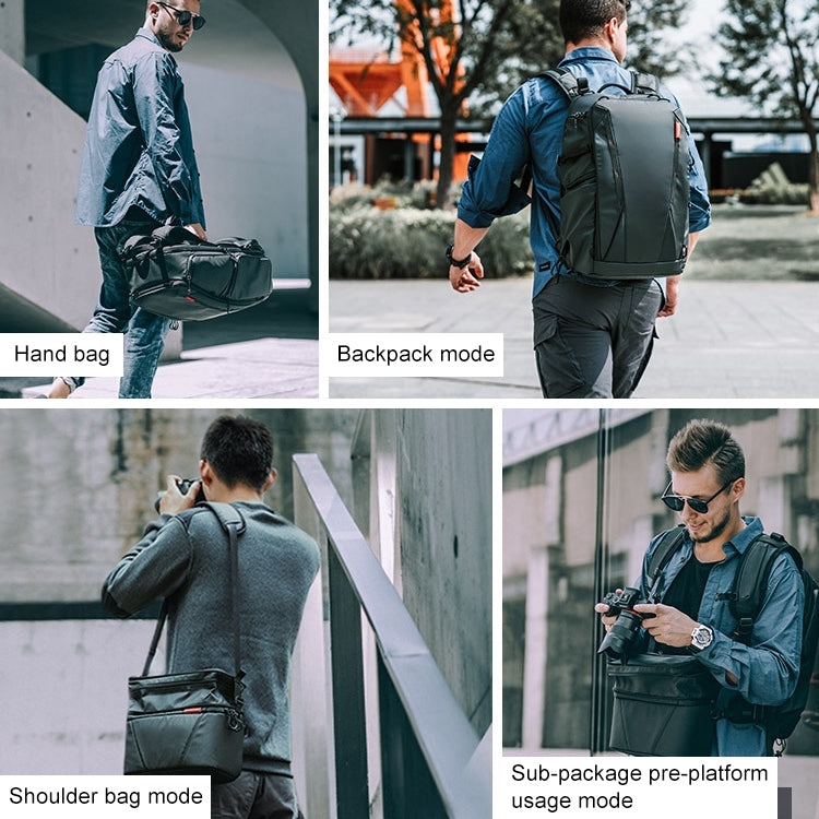 PGYTECH P-CB-020  二合一戶外雙肩旅行背包單反相機包  攝影背包+單肩包