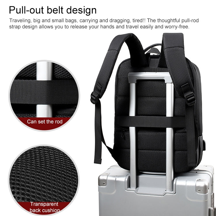 cxs-618 多功能牛津紡商務雙肩包 筆記本電腦包