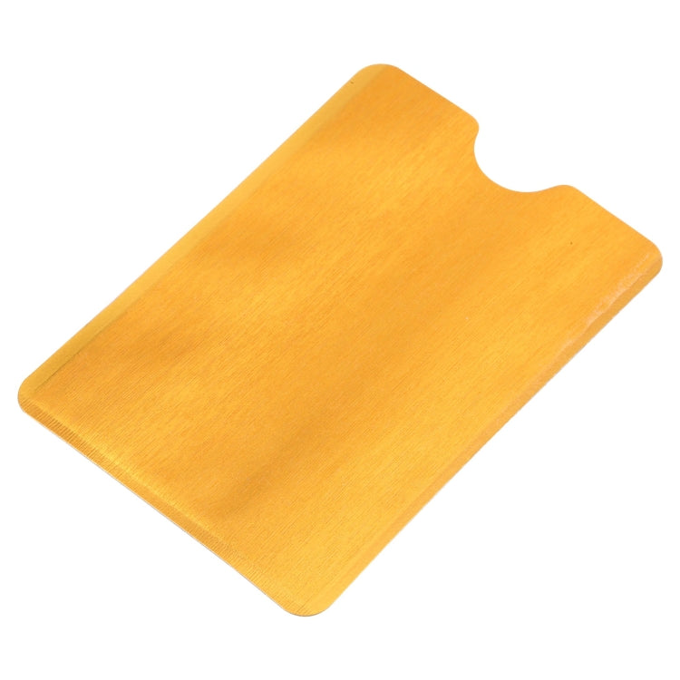 100個裝 RFID鋁箔防消磁卡套 屏蔽袋 尺寸: 9.1*6.3cm