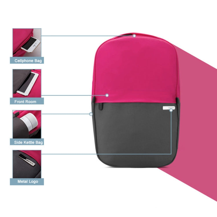 POFOKO XY 13.3英寸 時尚拼色多功能背包電腦包 尺寸：S