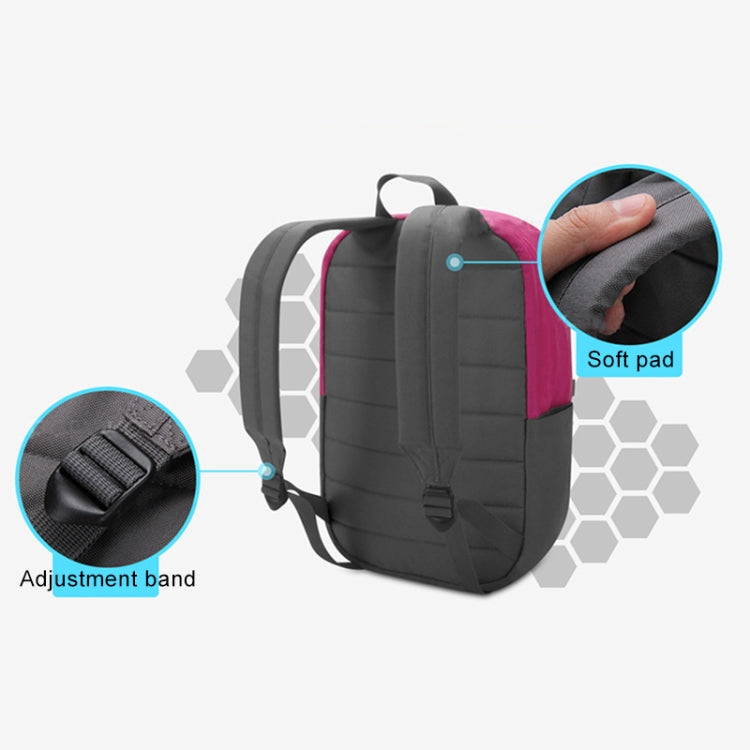 POFOKO XY 13.3英寸 時尚拼色多功能背包電腦包 尺寸：S