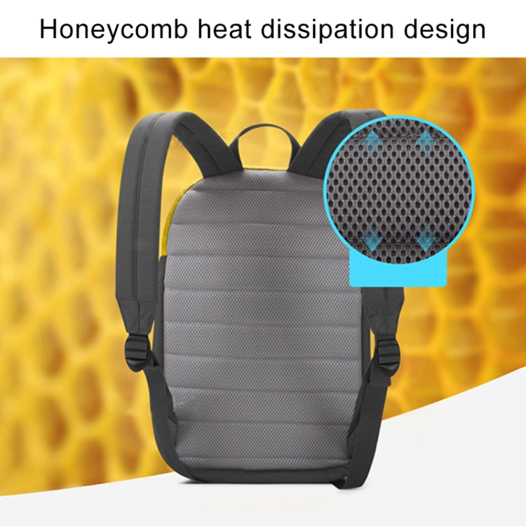 POFOKO XY 14-15.4英寸 時尚拼色多功能背包電腦包 尺寸：M