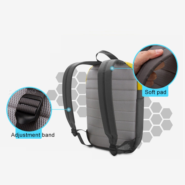 POFOKO XY 14-15.4英寸 時尚拼色多功能背包電腦包 尺寸：M