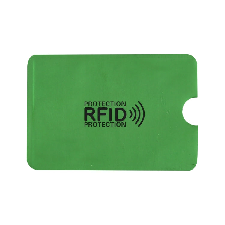 100pcs Aluminum Foil RFID Blocking Credit Card ID Bank Card Case Card Holder Cover, Size: 9 x 6.3cm