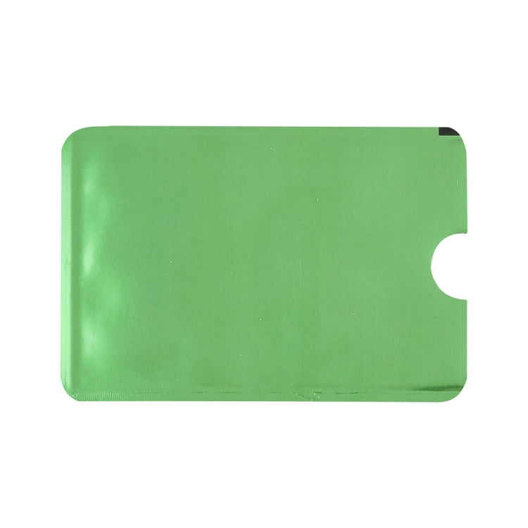 100pcs Aluminum Foil RFID Blocking Credit Card ID Bank Card Case Card Holder Cover, Size: 9 x 6.3cm