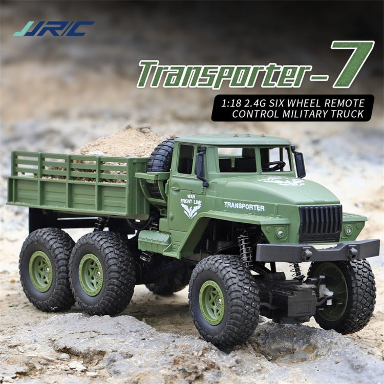 JJR/C 1:18 2.4Ghz 4頻道 遙控東風七號六輪軍事卡車 汽車玩具