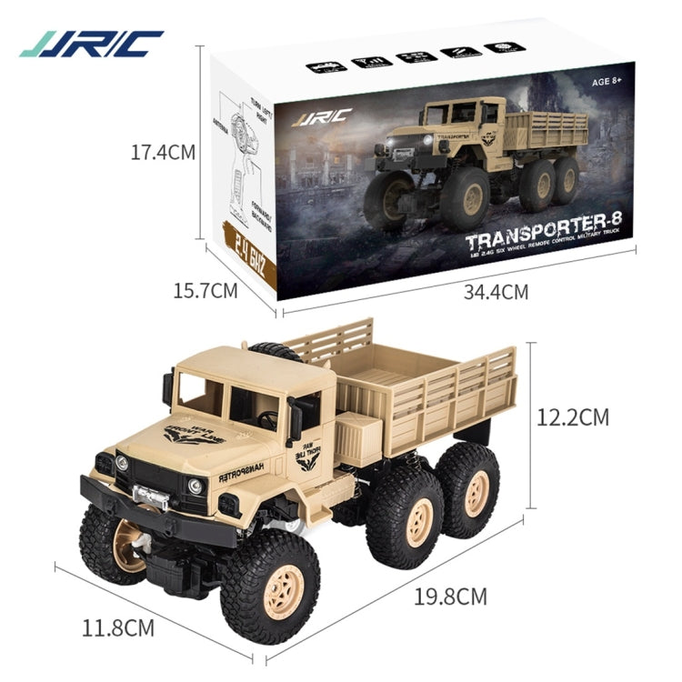 JJR/C 1:18 2.4Ghz 4頻道 遙控東風八號六輪軍事卡車 汽車玩具