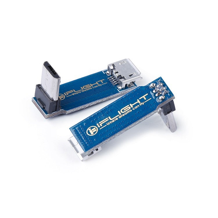 10個賣 iFlight L型 Micro USB轉接板 FPV 穿越機專用調參延長板 支持數據傳輸同步