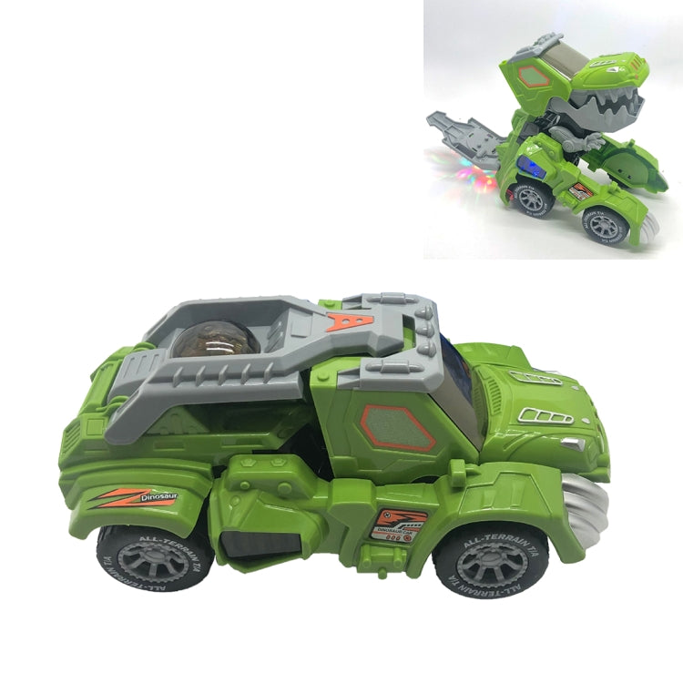 HG-882 電動恐龍變形車玩具萬向燈光音樂玩具