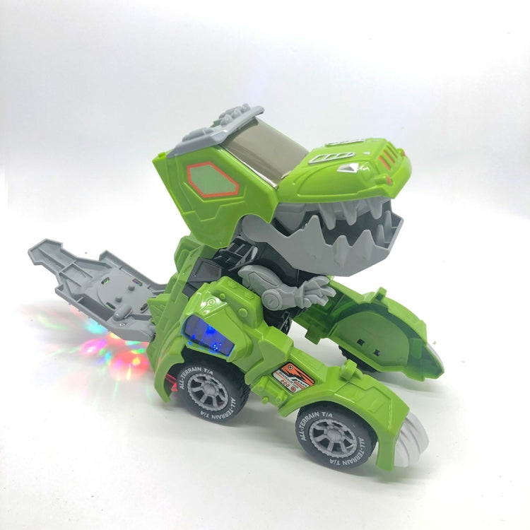 HG-882 電動恐龍變形車玩具萬向燈光音樂玩具