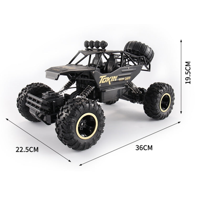 HD6026 1:12 Large Alloy Climbing Car Mountain Cross-country Four-wheel Drive Remote Control Car Toy, Size: 37cm