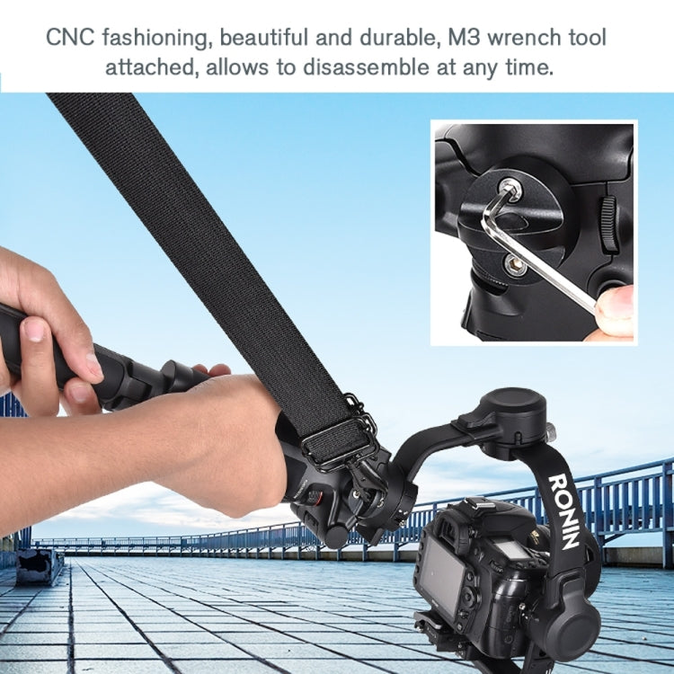 STARTRC 適用於DJI大疆如影DJI RS 2 /RSC 2單手持微單穩定器專用 加厚減壓掛繩掛帶