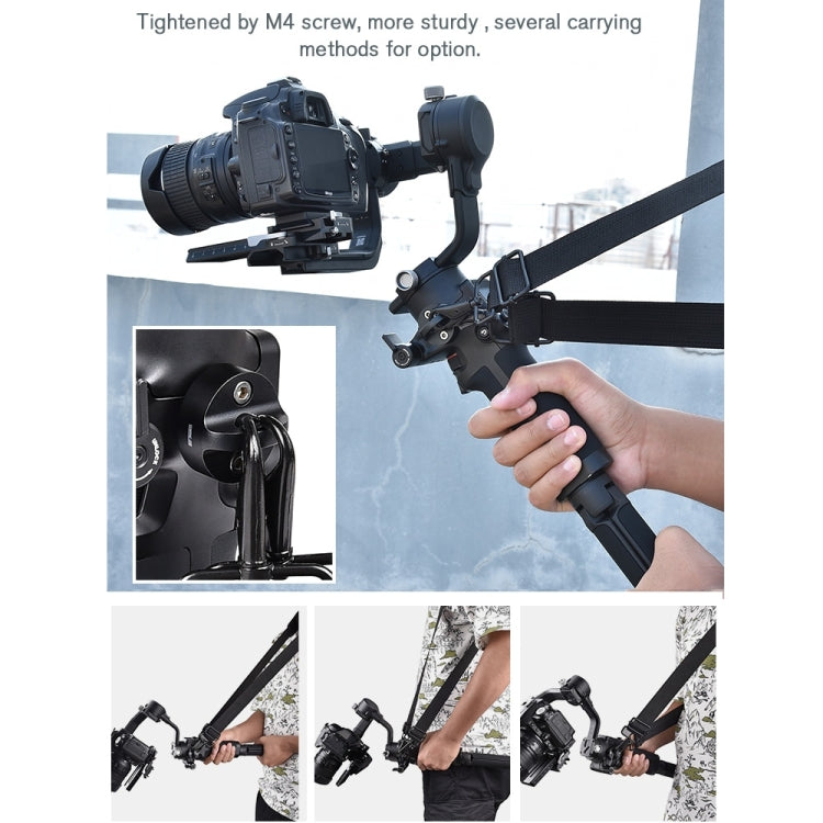 STARTRC 適用於DJI大疆如影DJI RS 2 /RSC 2單手持微單穩定器專用 加厚減壓掛繩掛帶