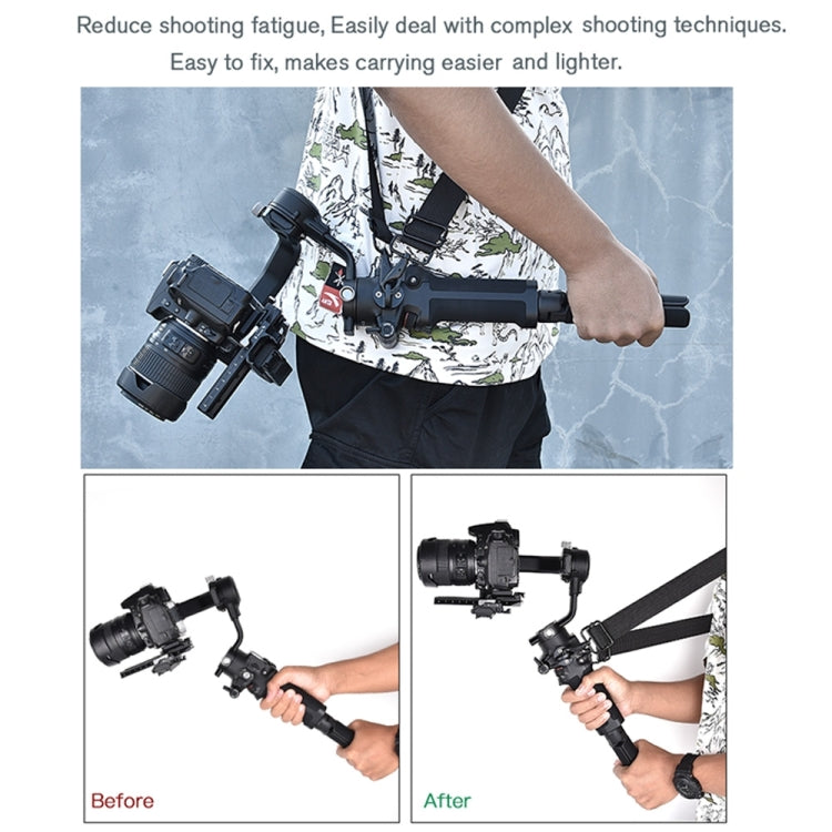 STARTRC 適用於DJI大疆如影DJI RS 2 /RSC 2單手持微單穩定器專用 加厚減壓掛繩掛帶
