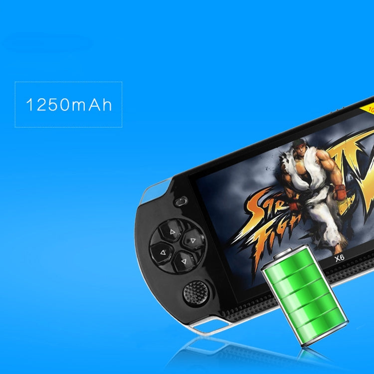 X6 PSP遊戲機帶3MP攝像頭內置10000款遊戲支持电子書/錄音/音樂視頻播放