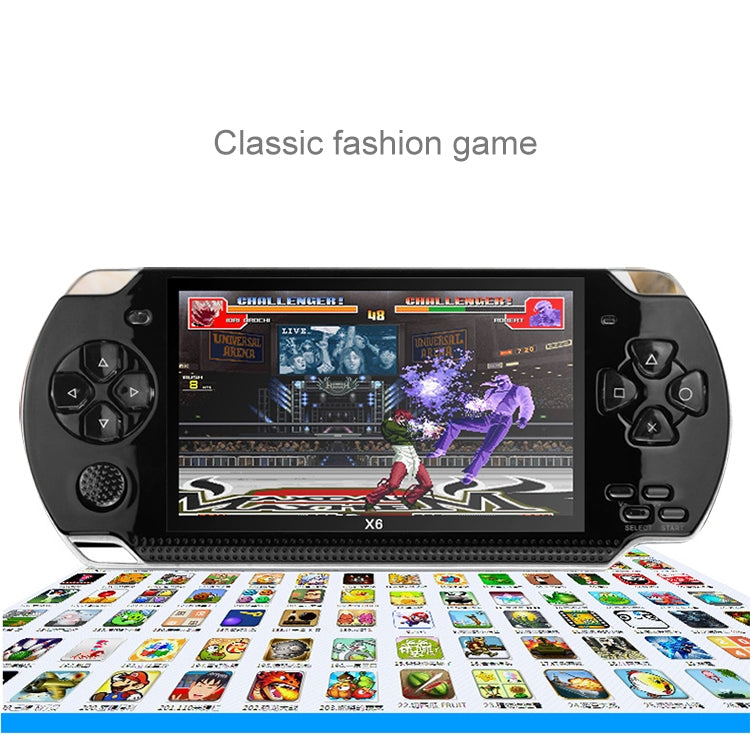 X6 PSP遊戲機帶3MP攝像頭內置10000款遊戲支持电子書/錄音/音樂視頻播放