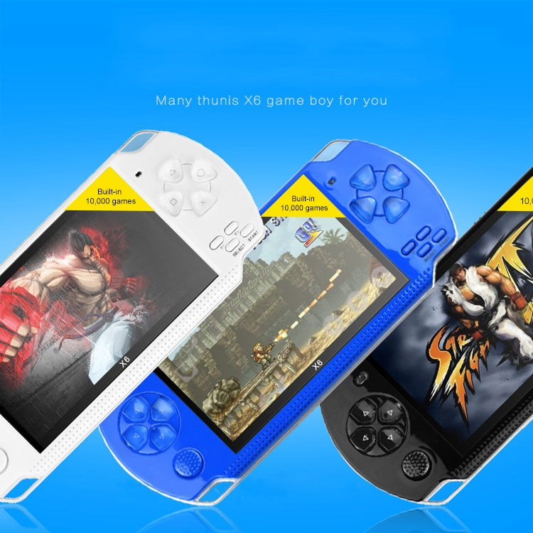 X6 PSP遊戲機帶3MP攝像頭內置10000款遊戲支持电子書/錄音/音樂視頻播放