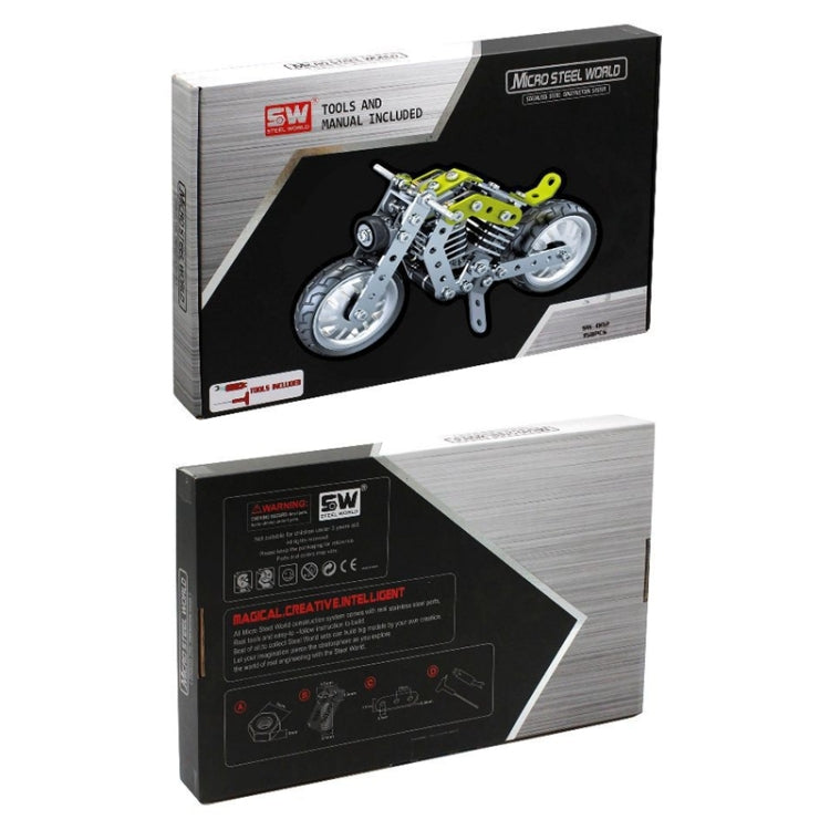 哆來趣 SW-002 158塊一賣 DIY不銹鋼哈雷摩托車拼裝積木, SW-002 Halley Motorcycle