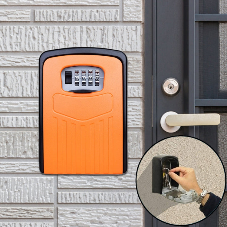 大號密碼鎖金屬收納盒 別墅壁掛式鑰匙存放盒防盜保險箱