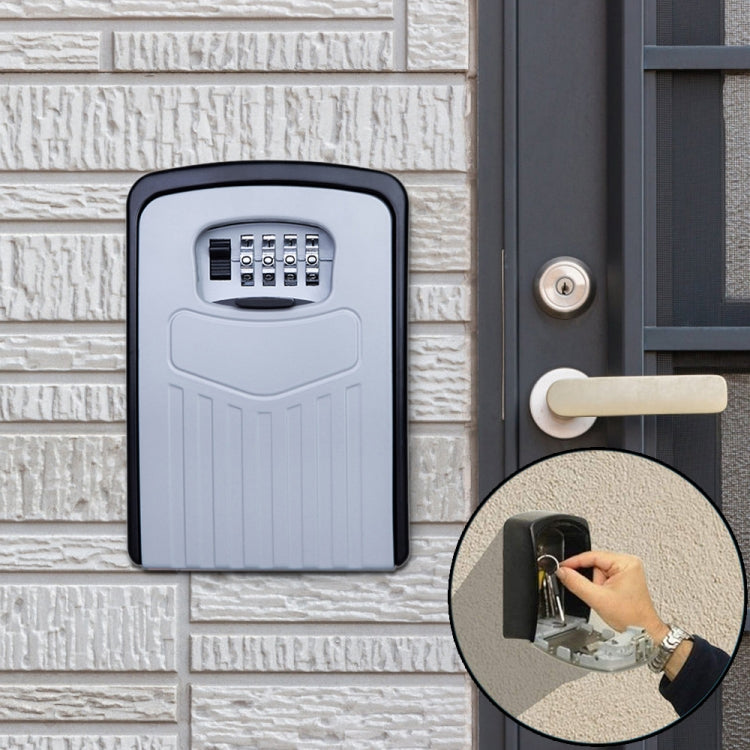 大號密碼鎖金屬收納盒 別墅壁掛式鑰匙存放盒防盜保險箱