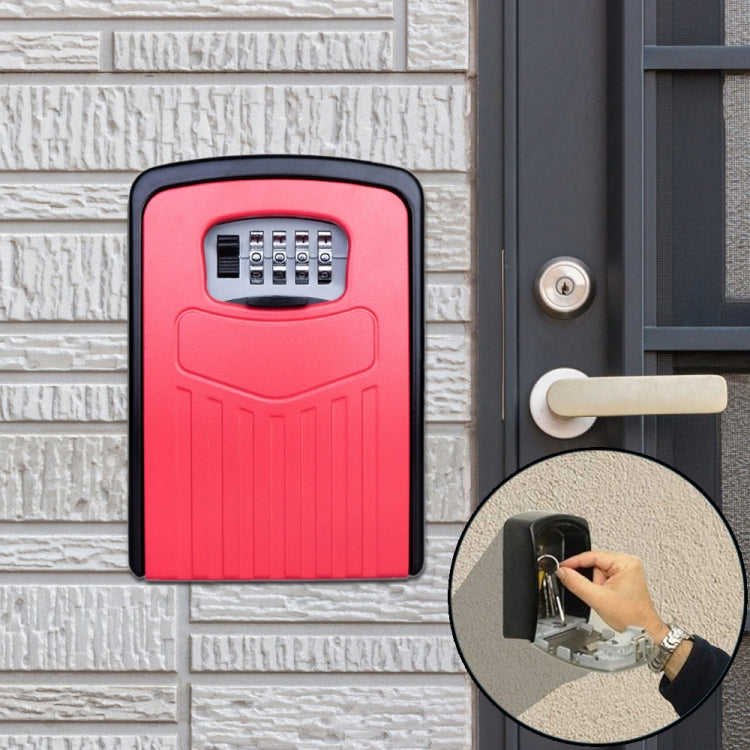 大號密碼鎖金屬收納盒 別墅壁掛式鑰匙存放盒防盜保險箱