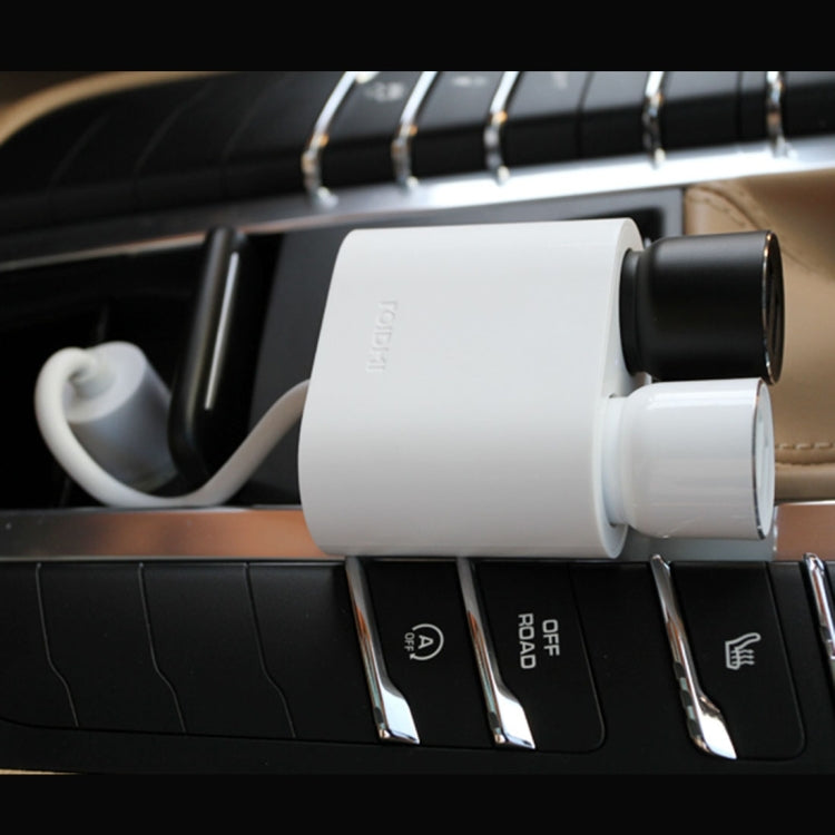 小米有品 睿米一拖二 點煙器+車載充電器  120W 10A 雙USB口